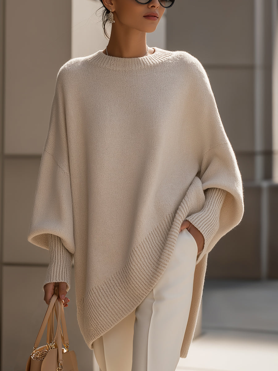 Anneta | Oversized Poncho Sweter