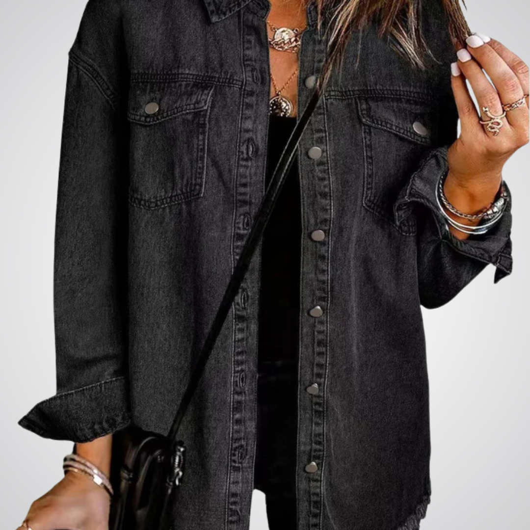 Mathilde™ – Klasyczna Jeansowa Kurtka Na Co Dzień