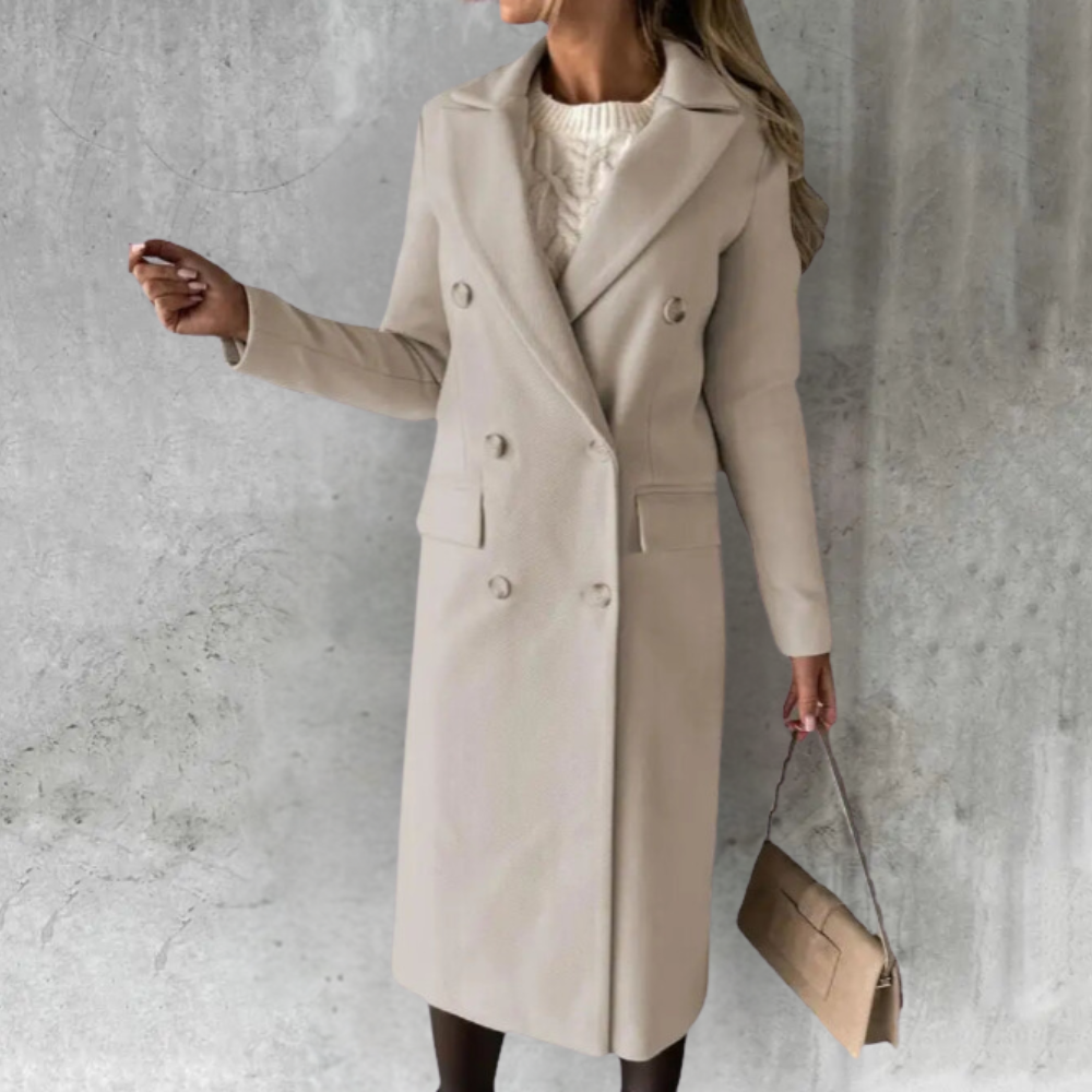 Genevieve™ - Zeitloser Doppelreiher-Mantel