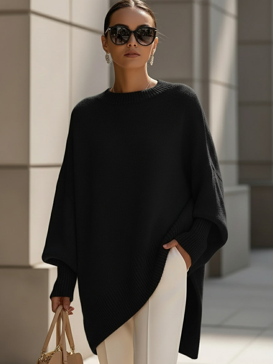 Anneta | Oversized Poncho Sweter