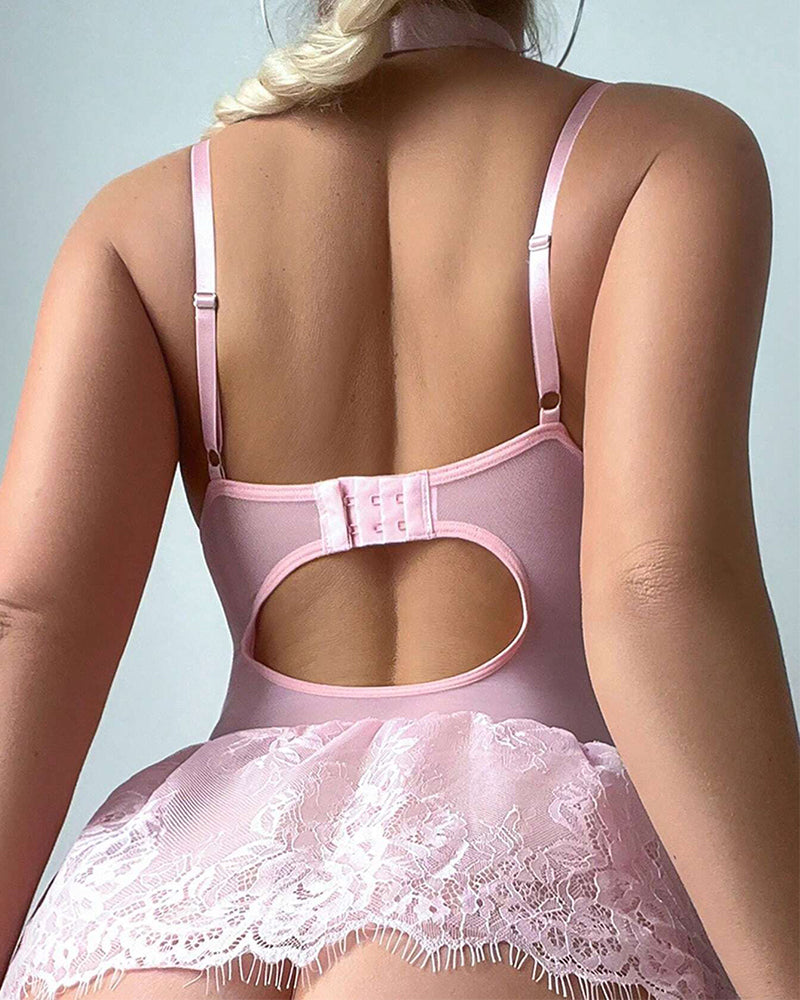 Elara - Romantyczna bielizna obcisła z koronkowymi wykończeniami