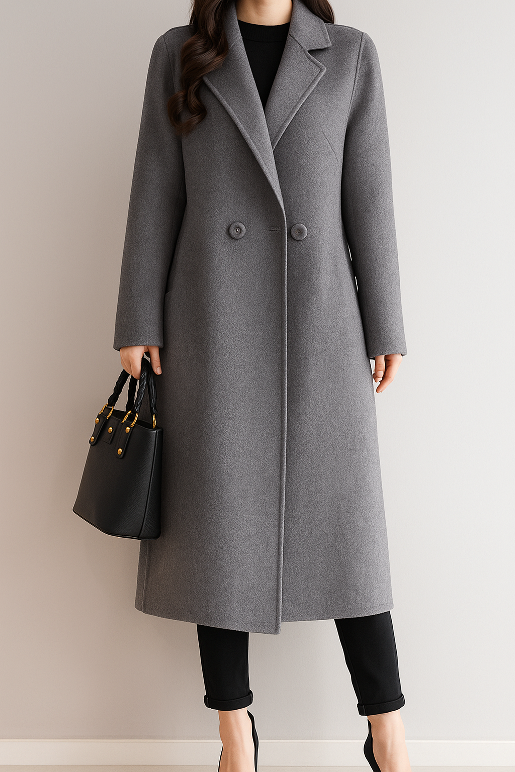 Celina™ - Luźny płaszcz o średniej długości