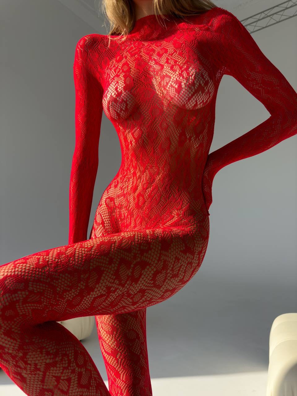 Blythe - Zmysłowe koronkowe bodystocking
