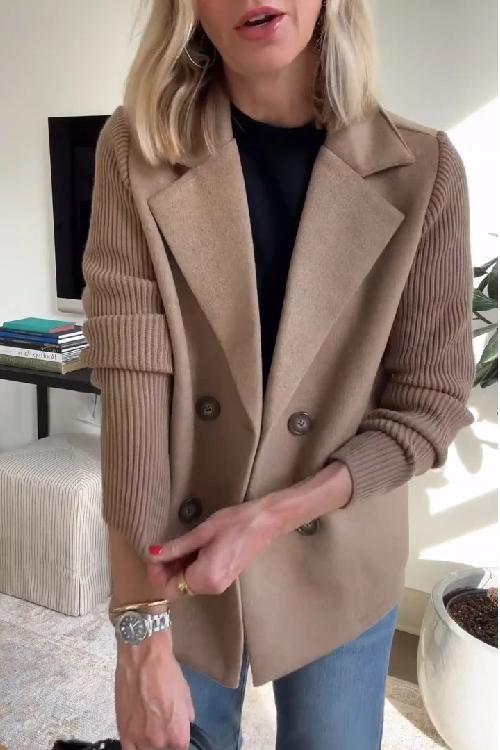 Nita - Eleganter Blazer mit Strickärmeln