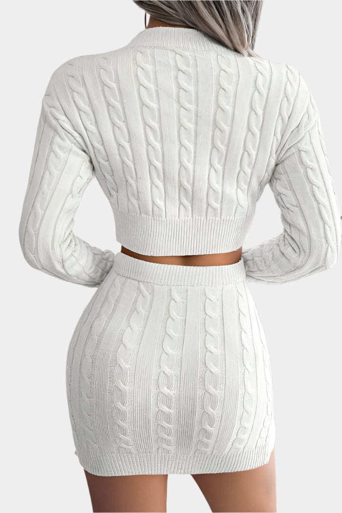 Verona | Elegancki Dzianinowy Komplet