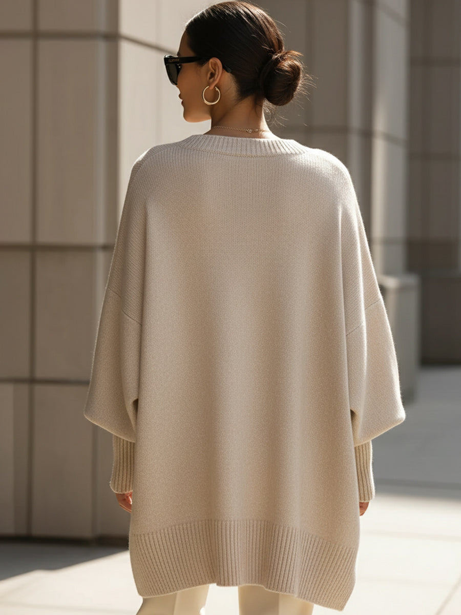 Anneta | Oversized Poncho Sweter
