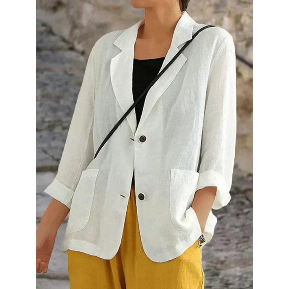 Vanessa | Leichter Blazer mit umgeschlagenen Ärmeln