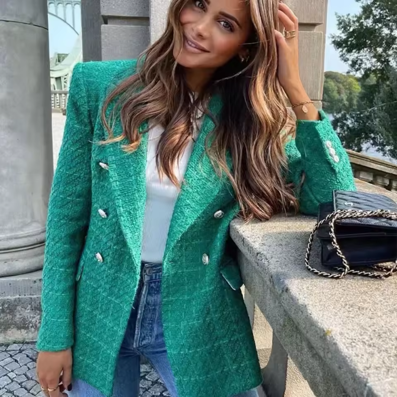 Lotte - Blazer mit langem Arm und Reverskragen