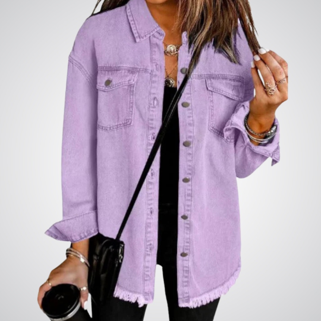 Mathilde™ – Klasyczna Jeansowa Kurtka Na Co Dzień