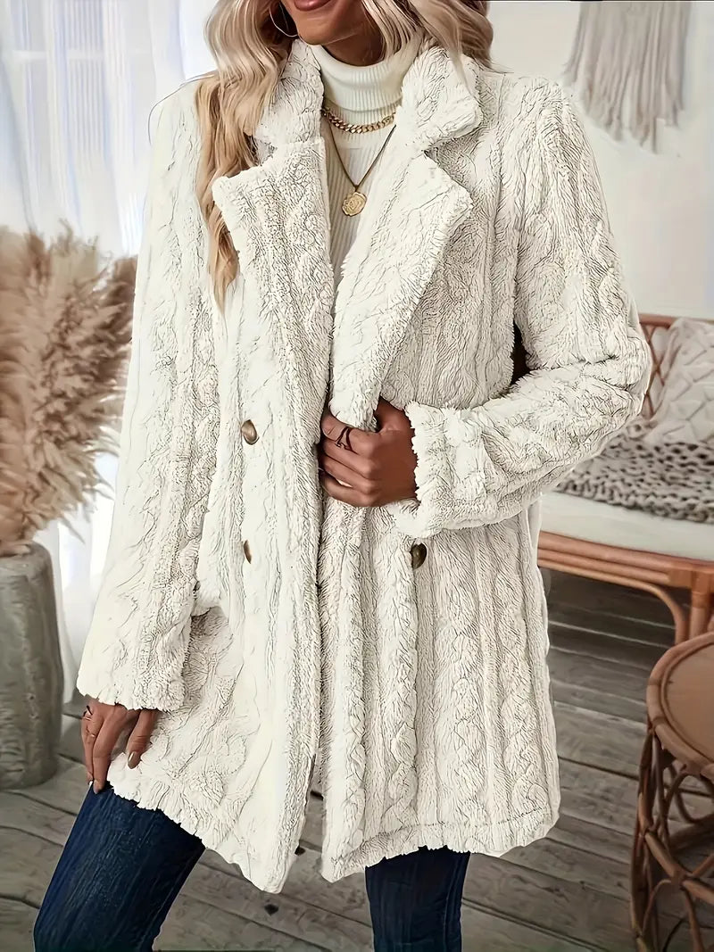 Alison™ - Texturierten Wintermantel