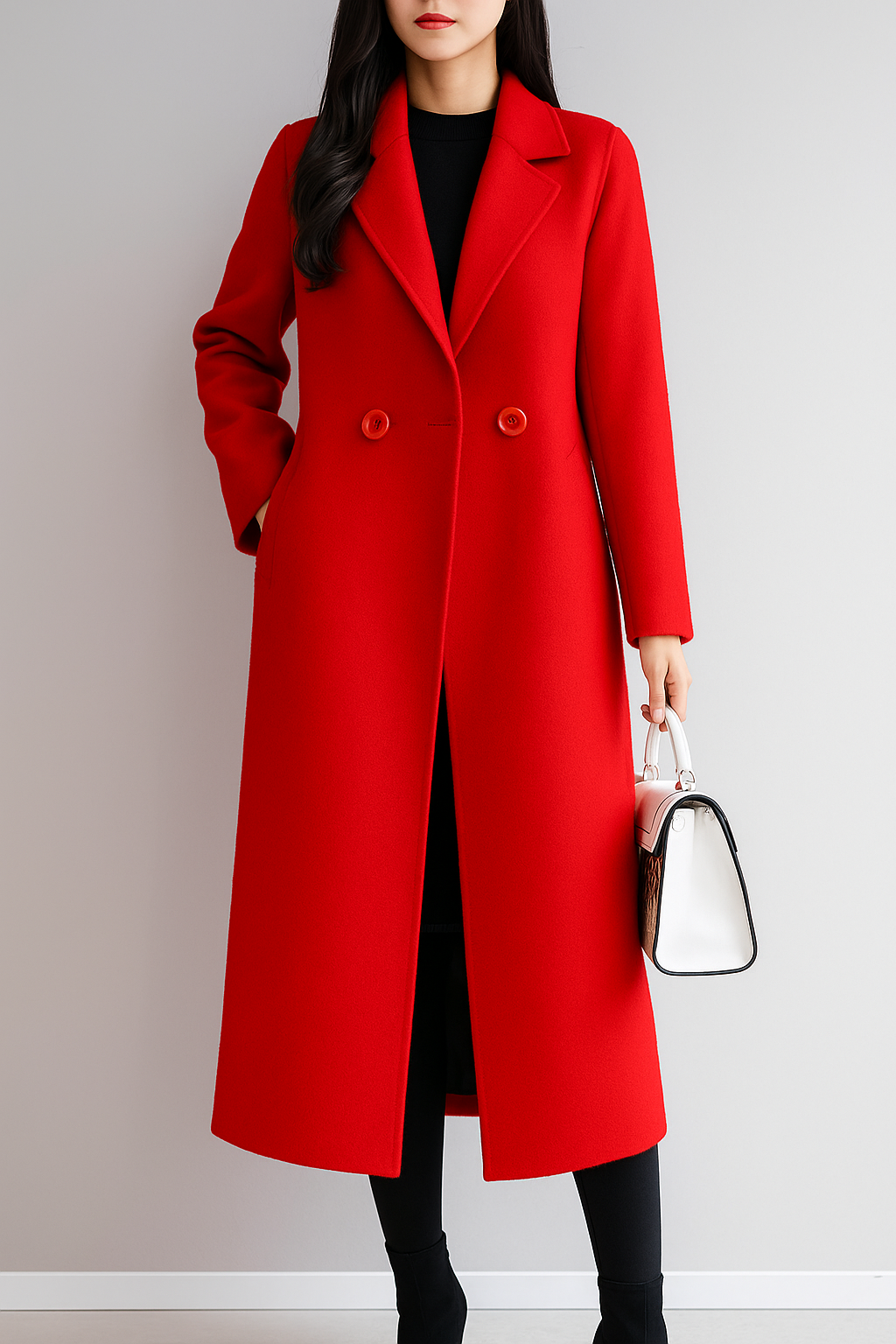 Celina™ - Luźny płaszcz o średniej długości