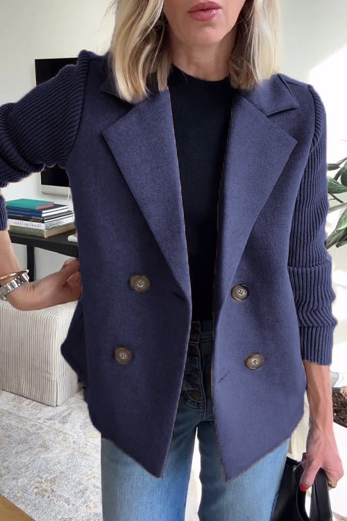 Nita - Eleganter Blazer mit Strickärmeln