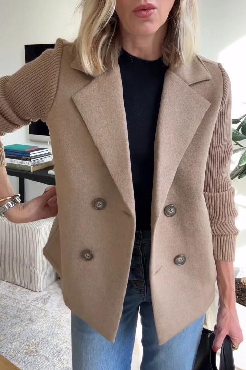 Nita - Eleganter Blazer mit Strickärmeln