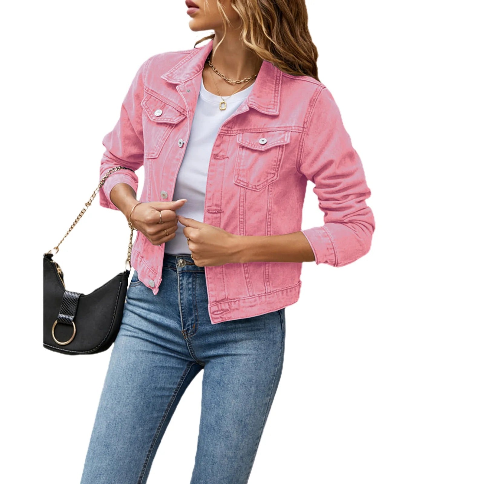 Bryle - Denimjacke mit Knöpfen