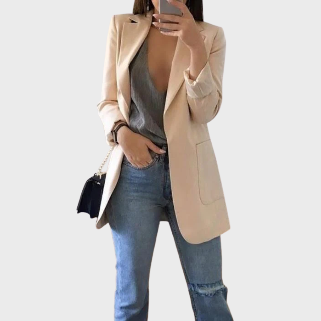Eline™ – Ponadczasowy Blazer o Eleganckim Kroju i Wysokim Komforcie